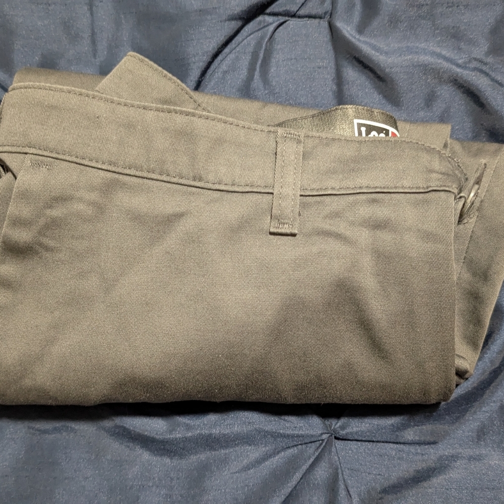 Lee Custom Fit Charcoal Trousers